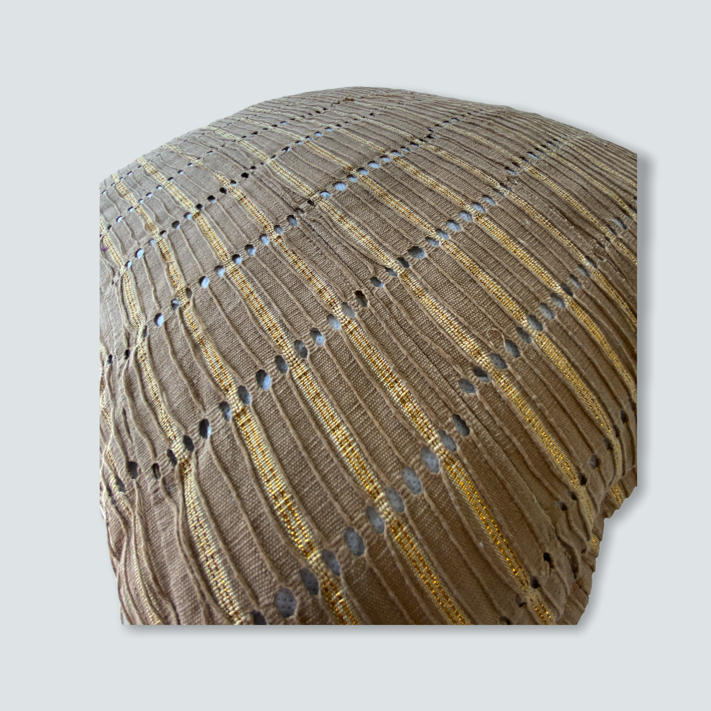 Aso Oke cloth - Nigerian cushion 50x50