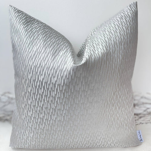 The Couture Cushion - The Silver Teardrop - Style No. 89