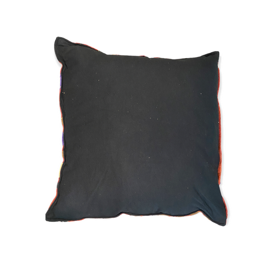 African Kuba Cloth cushion 60x60cm (01)