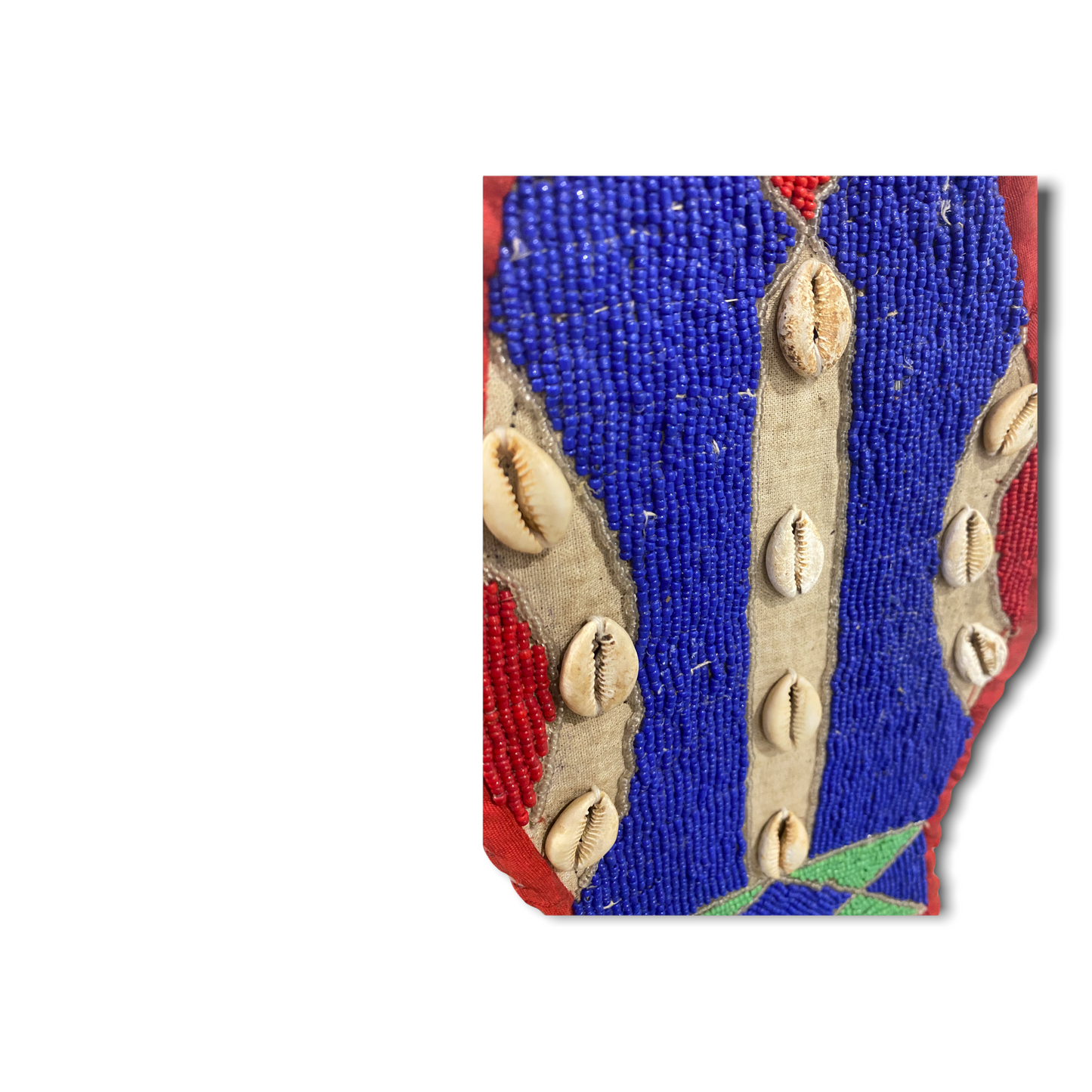 Yoruba Beaded Sash - Nigeria - Lizards (02)