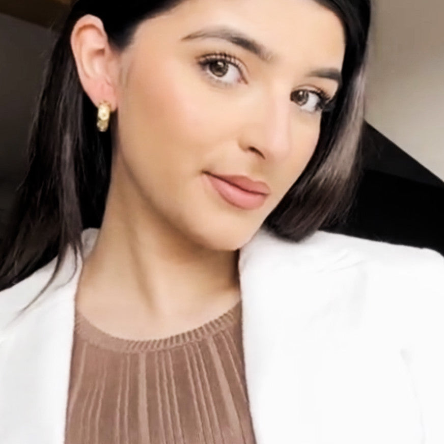 Helia 18k Gold Plated Celestial Earrings