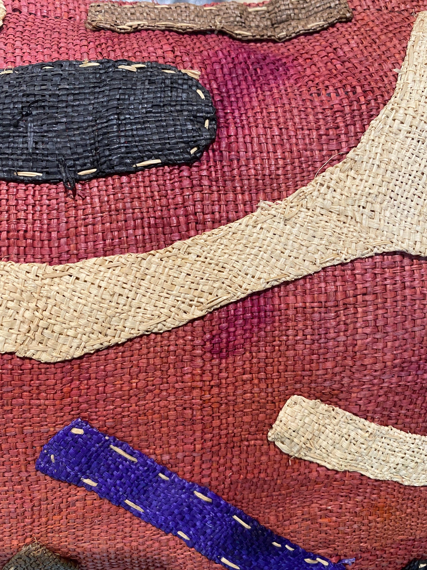 African Kuba Cloth cushion 60x60 (03)