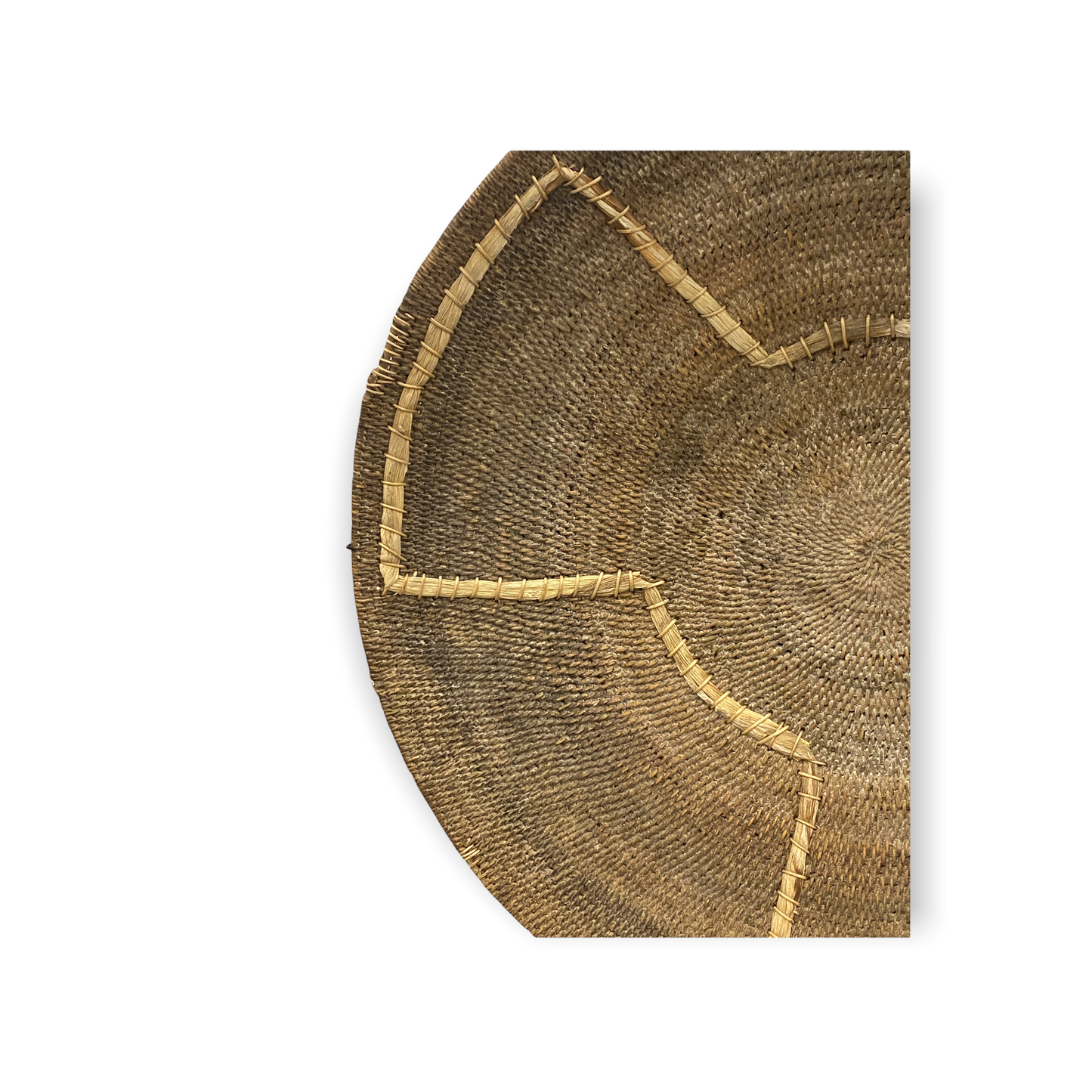 Vintage Makenge Basket (15) - Zambia (on stand)