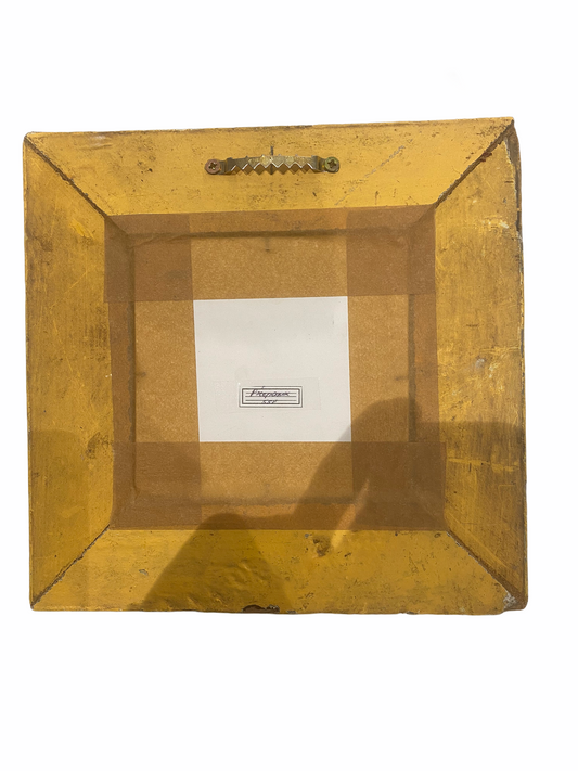 Butterfly in Yellow Frame