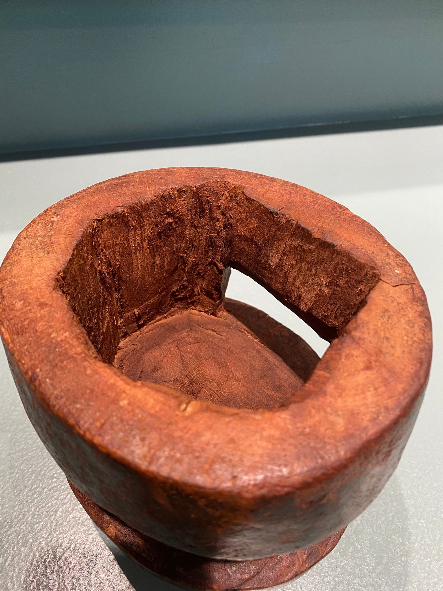 Yoruba hand carved stool - (06)