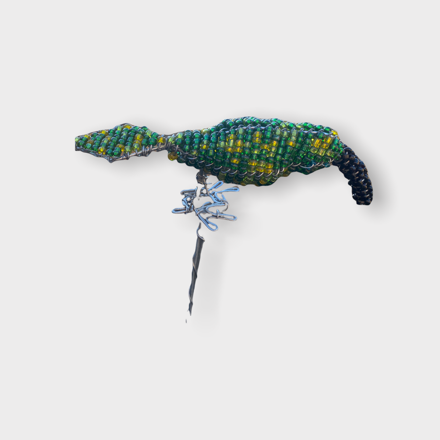 Beaded Garden Birds - South Africa - Green