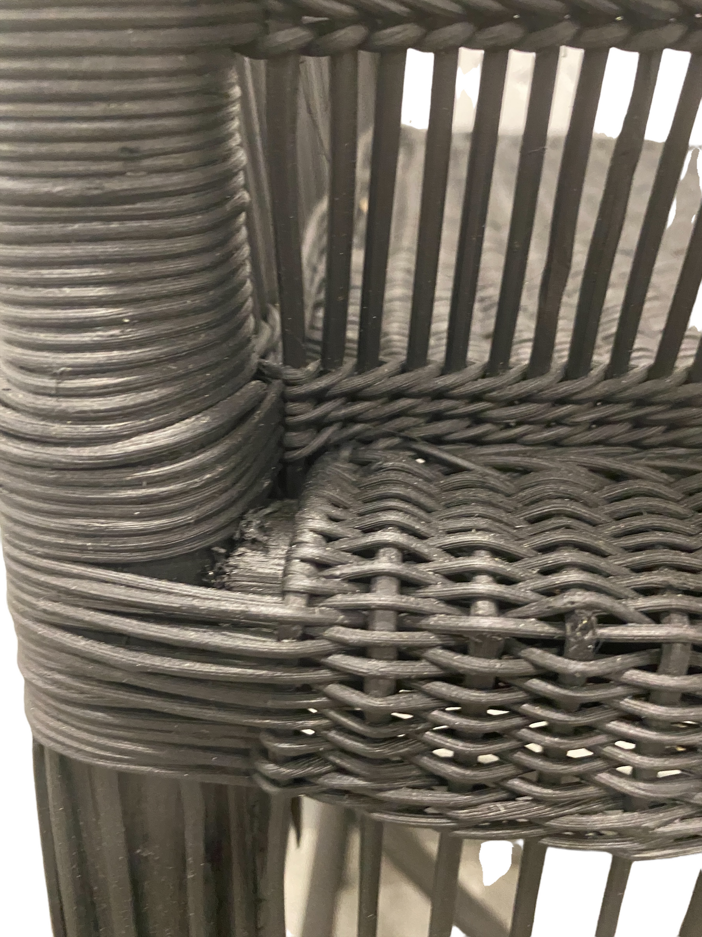 Malawi Bar Stool hand made - Matt Black