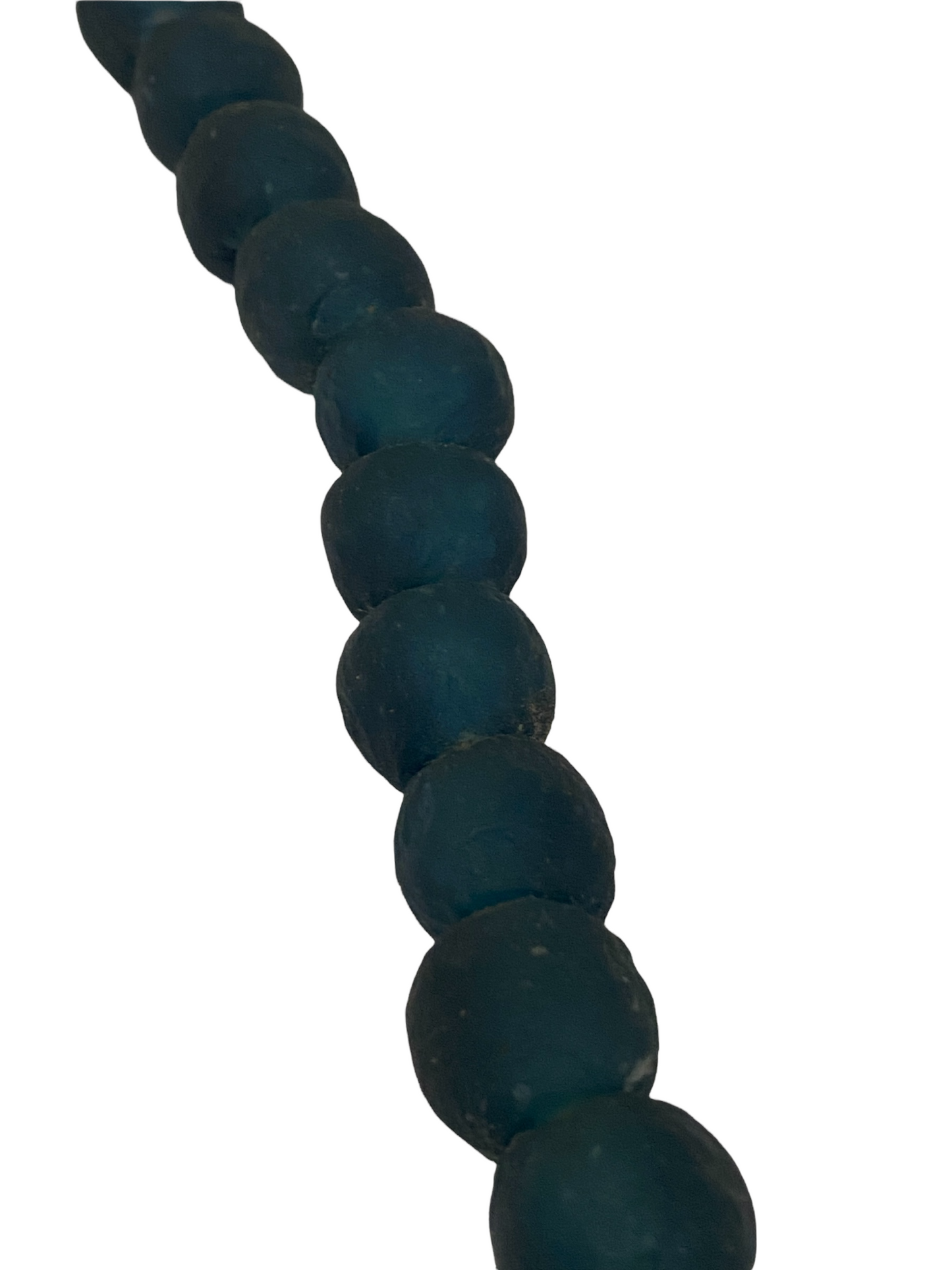 Ghana Glass Beads Necklace Turquoise (83.1)