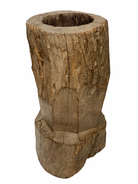 African Grain Stomper Stool/Side Table - Zambia