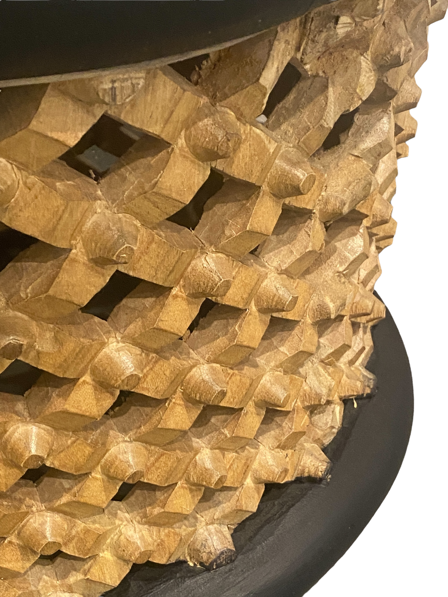 Bamileke Table - (126.2) Black & Natural