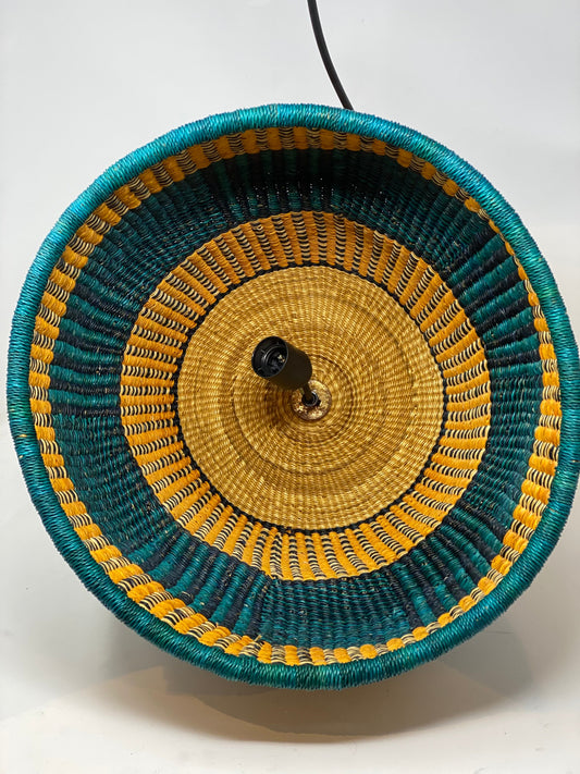 Hand Woven Basket Light