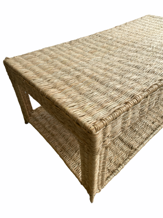 Hand woven Palm Leaf Table - Mozambique