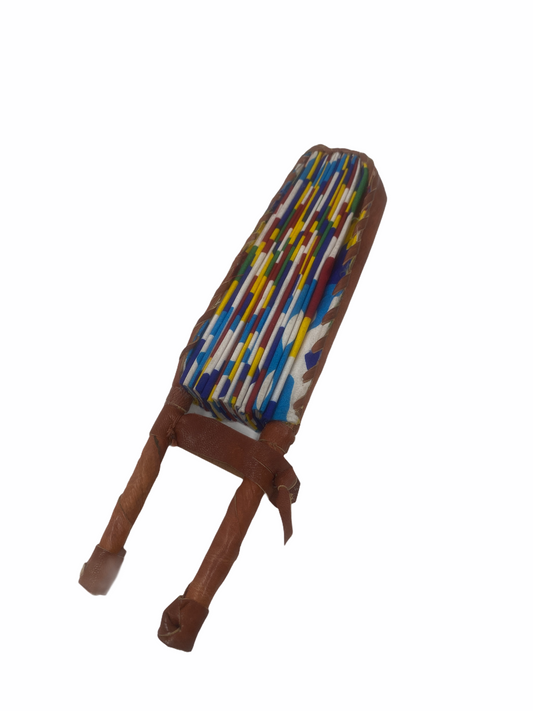 Ghana Fan - Leather fold up