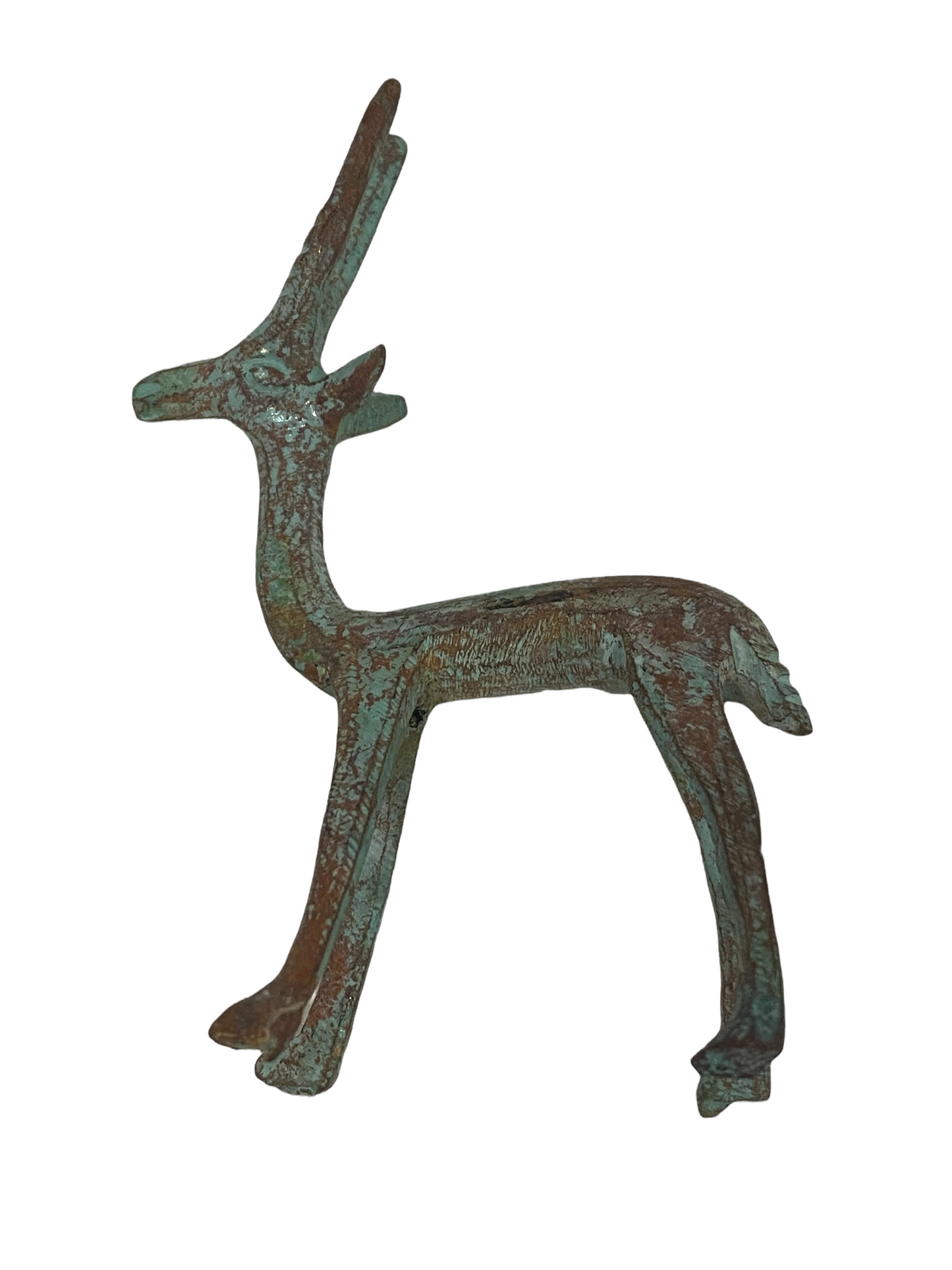 Bronze miniature buck/antelope - Chad (119)