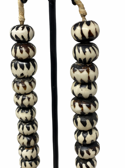 Kenya Beads - Black & White