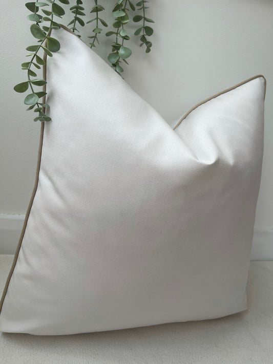 The Couture Cushion - The Outdoor White - Style No. 86