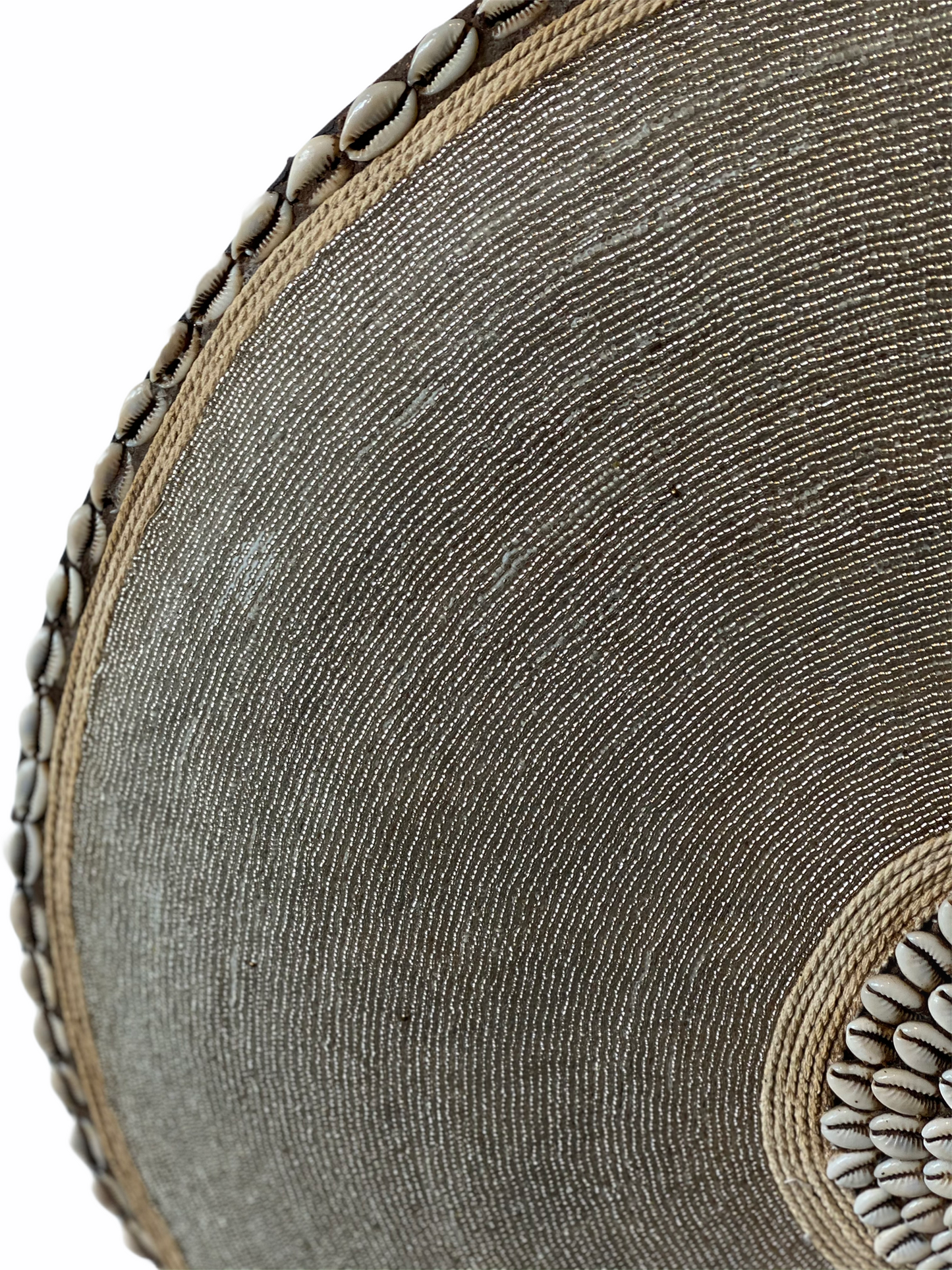 Cameroon Beaded Shield - L - 55cm - Gold