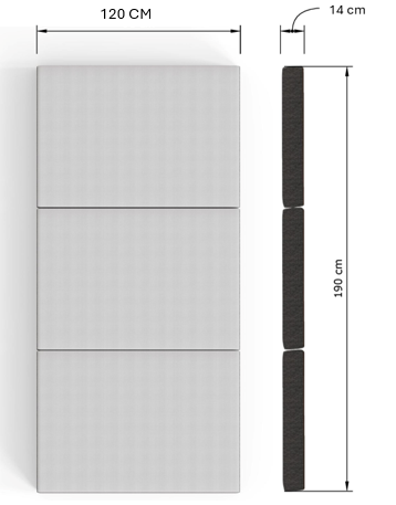SleepyCastle Small Double Double Mattress Polyester White 4 x 6ft