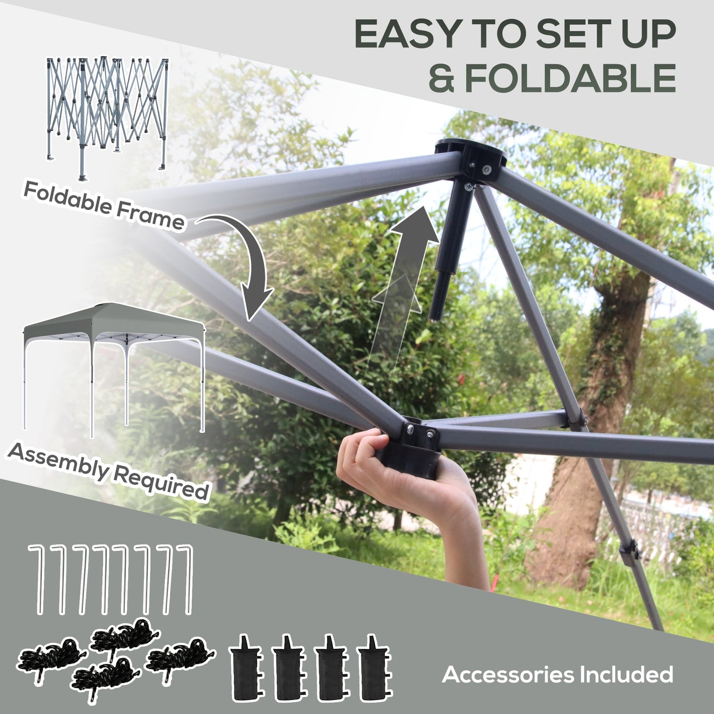 3 x 3 M Pop Up Gazebo
