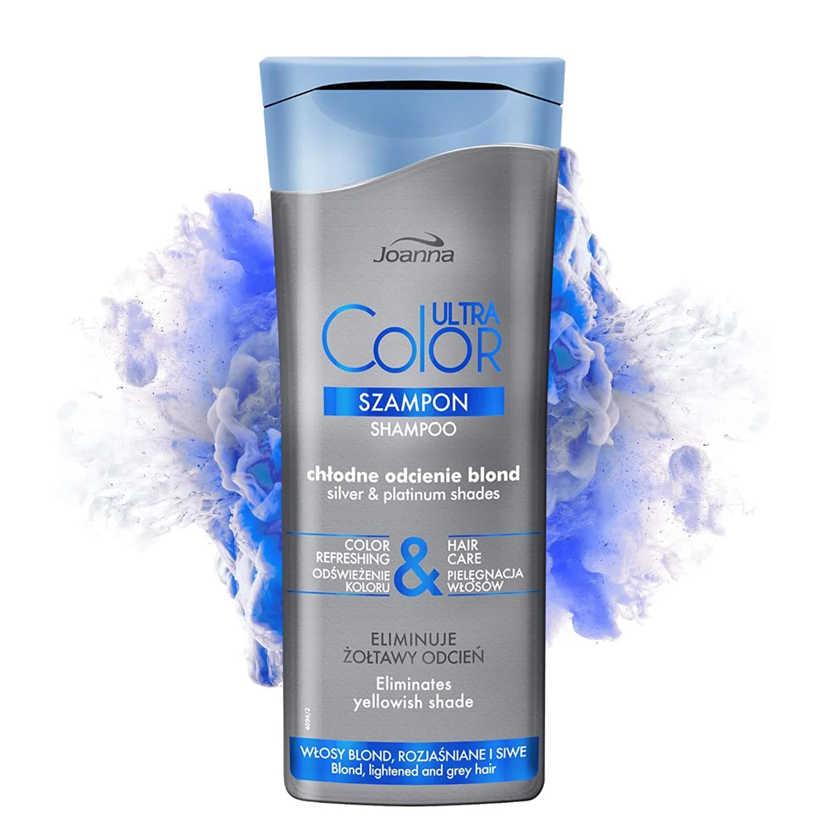 Joanna Ultra Color Silver Platinum Shampoo Eliminate Yellow Shade