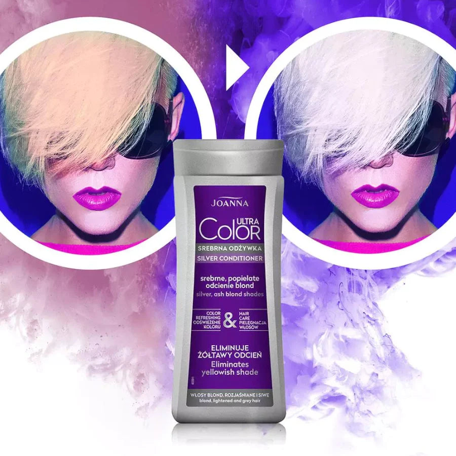 Joanna Ultra Color Silver Conditioner Eliminate Yellow Shade