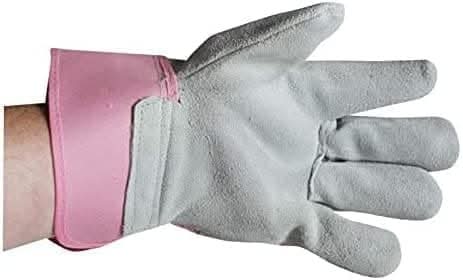 Strong Durable Latex Leather Work Gloves Large
