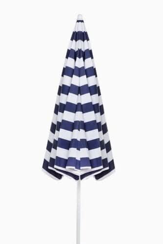 1.7m Garden Parasol Outdoor Tilt Umbrella Canopy - Blue and White