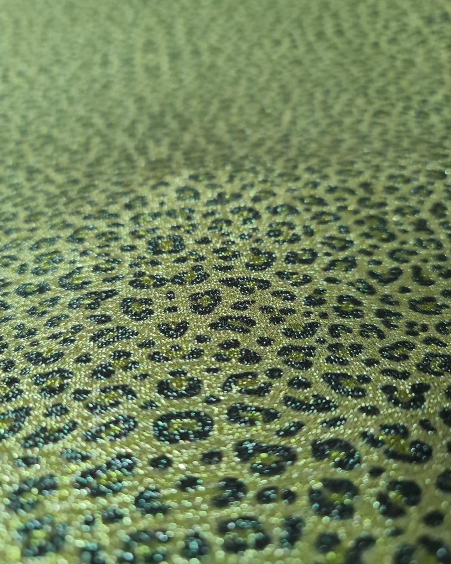 Leopard Print Lurex Fabric - Stretch 4-Way Material
