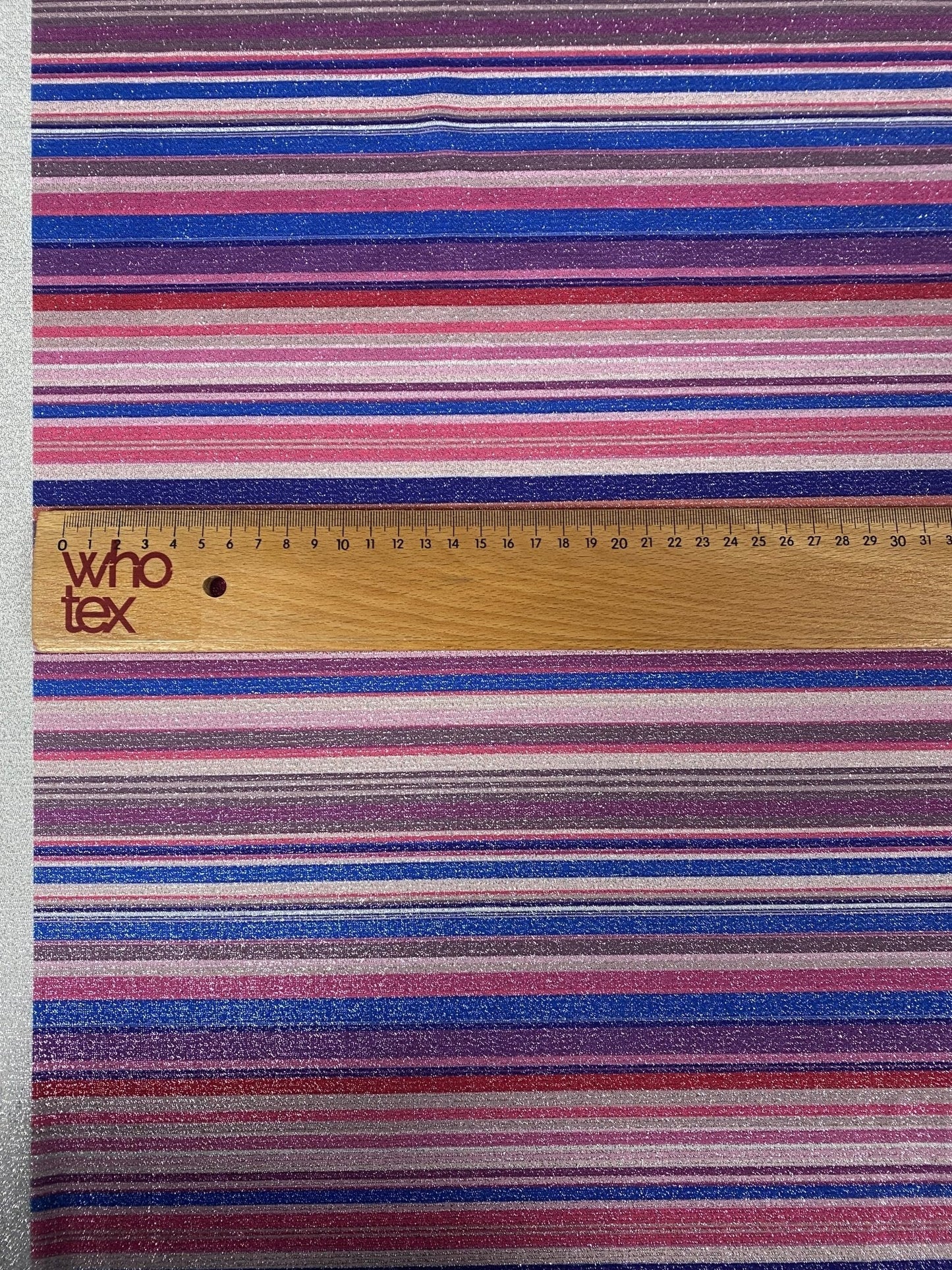 Lurex Striped Glitter Fabric
