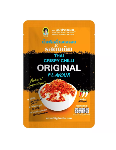 MAEPRANOM Thai Crispy Chilli Topping Original 20g