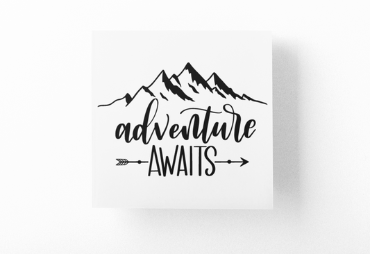 Adventure Awaits Sticker