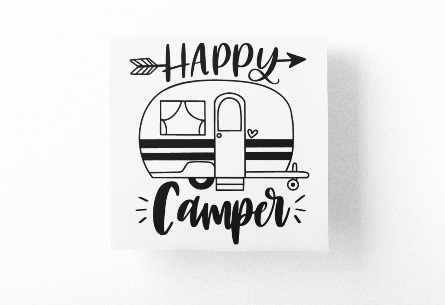 Happy Camper Adventure Sticker