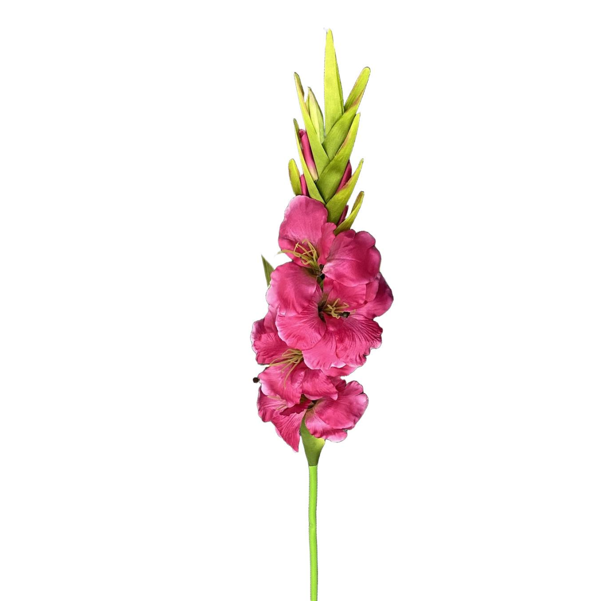 115cm Artificial Pink Gladioli Stem
