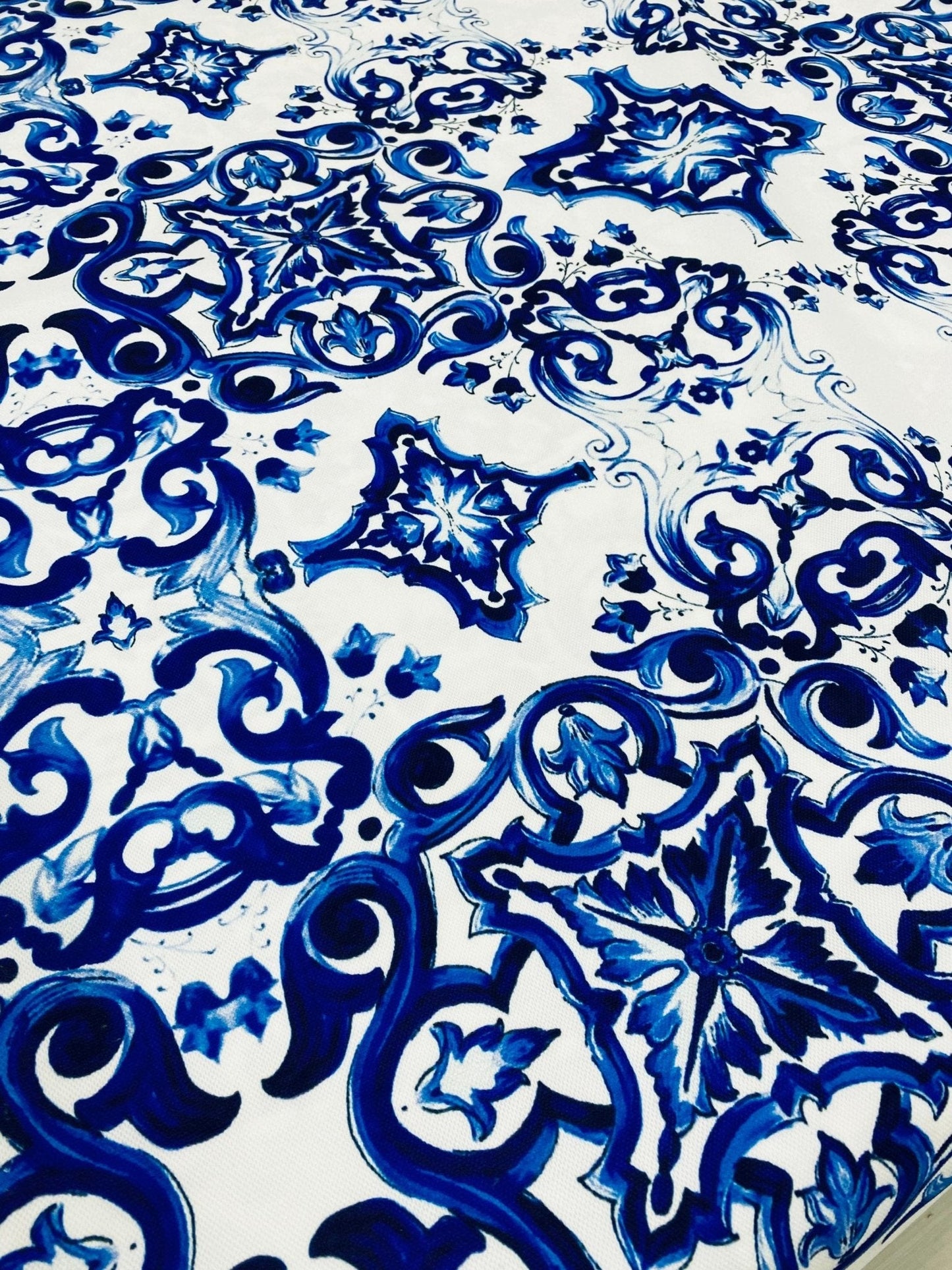 Majolica Pattern Outdoor Fabric