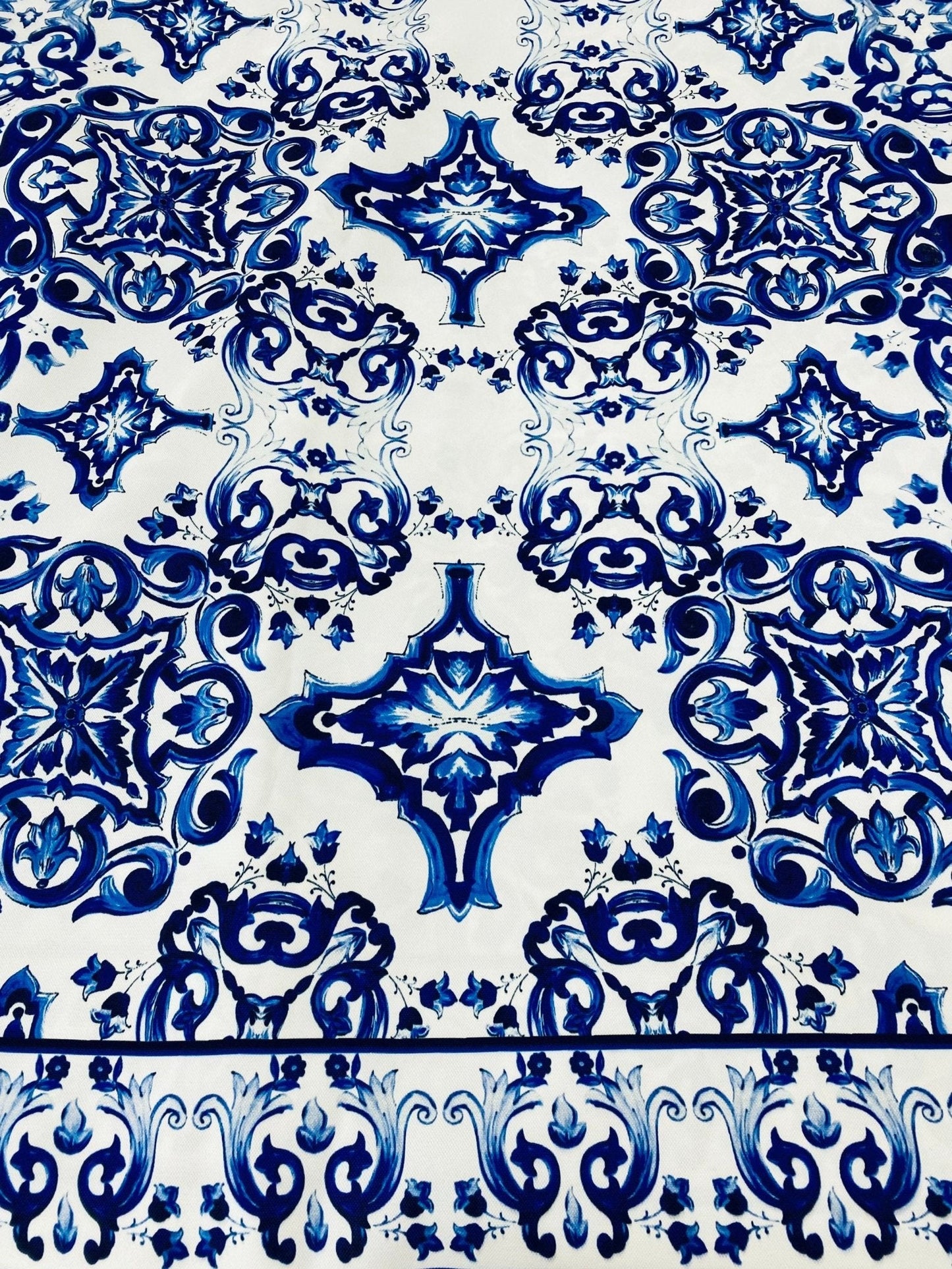 Majolica Pattern Outdoor Fabric