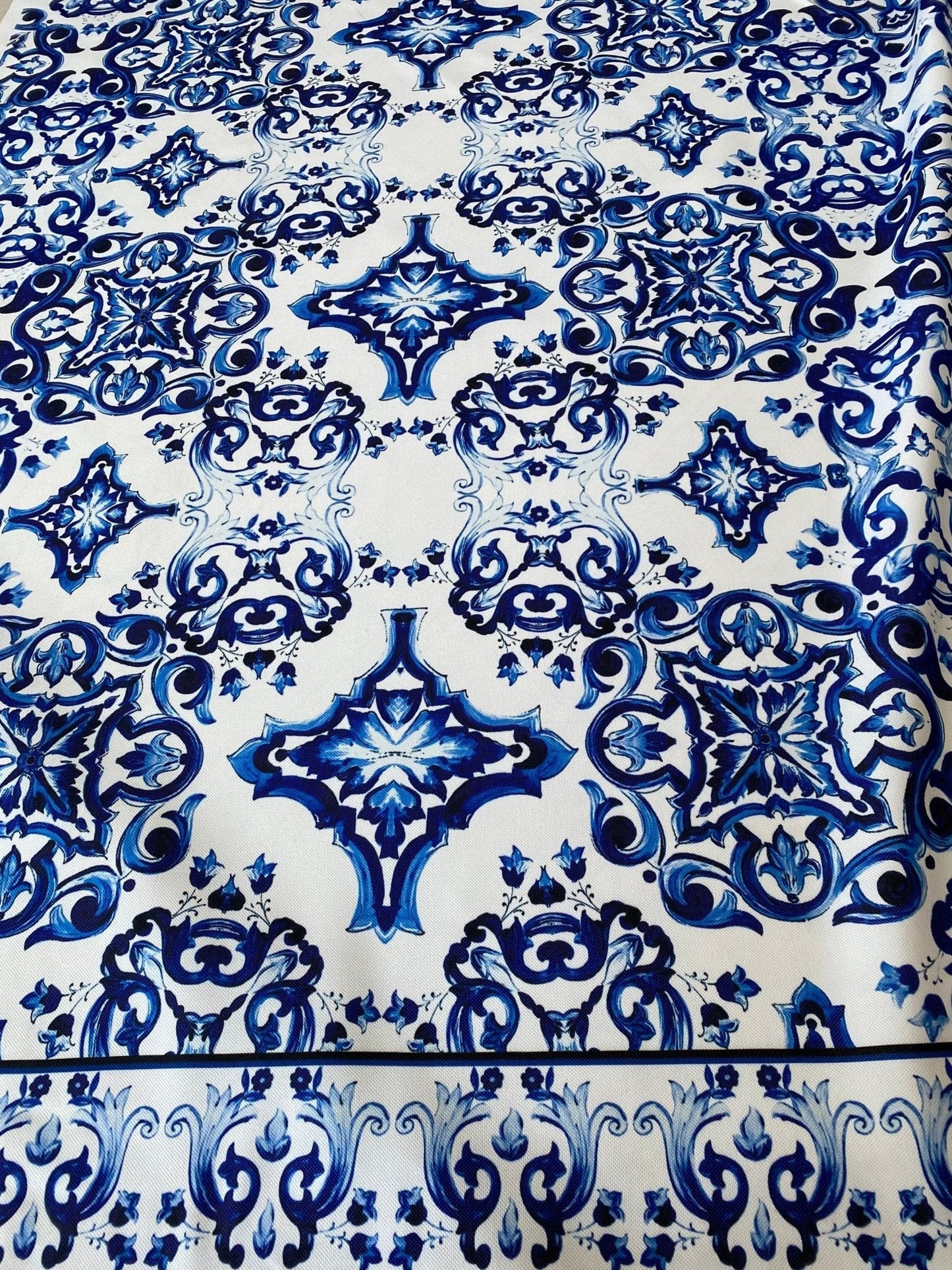 Majolica Pattern Outdoor Fabric