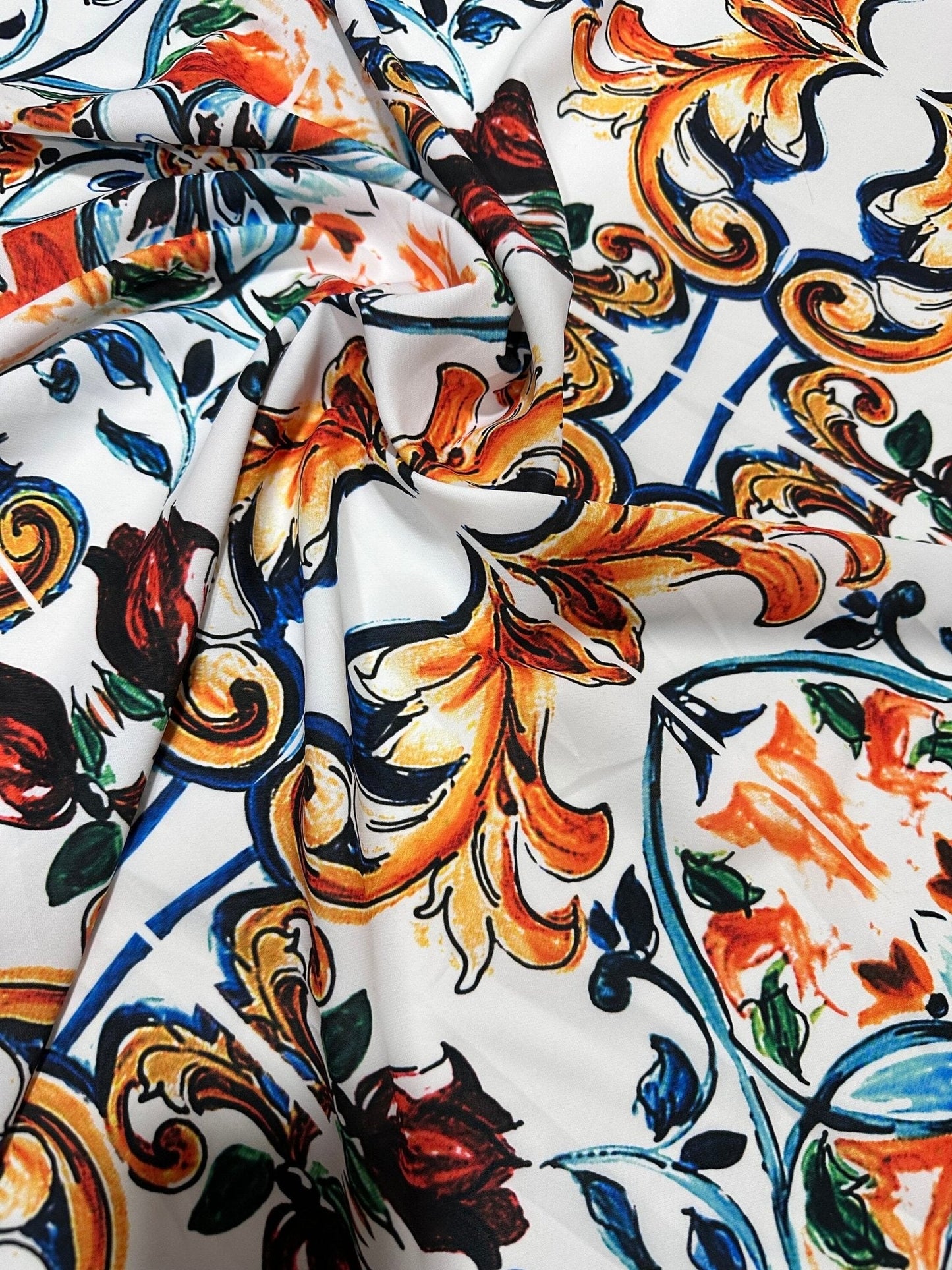 Majolica Pattern Fabric