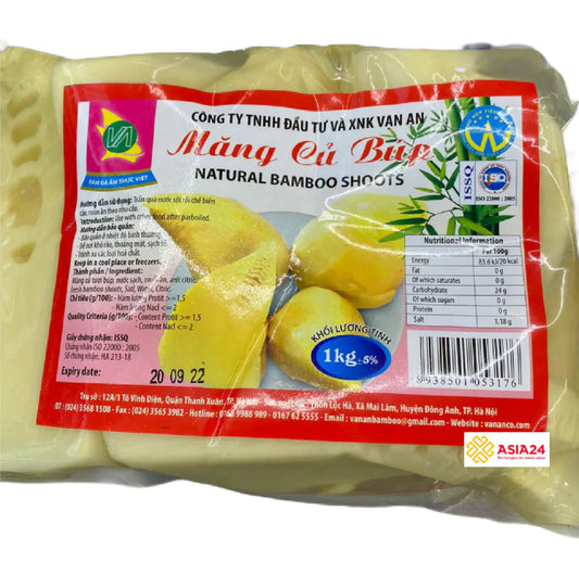 VAN AN Natural Bamboo Shoots 1kg