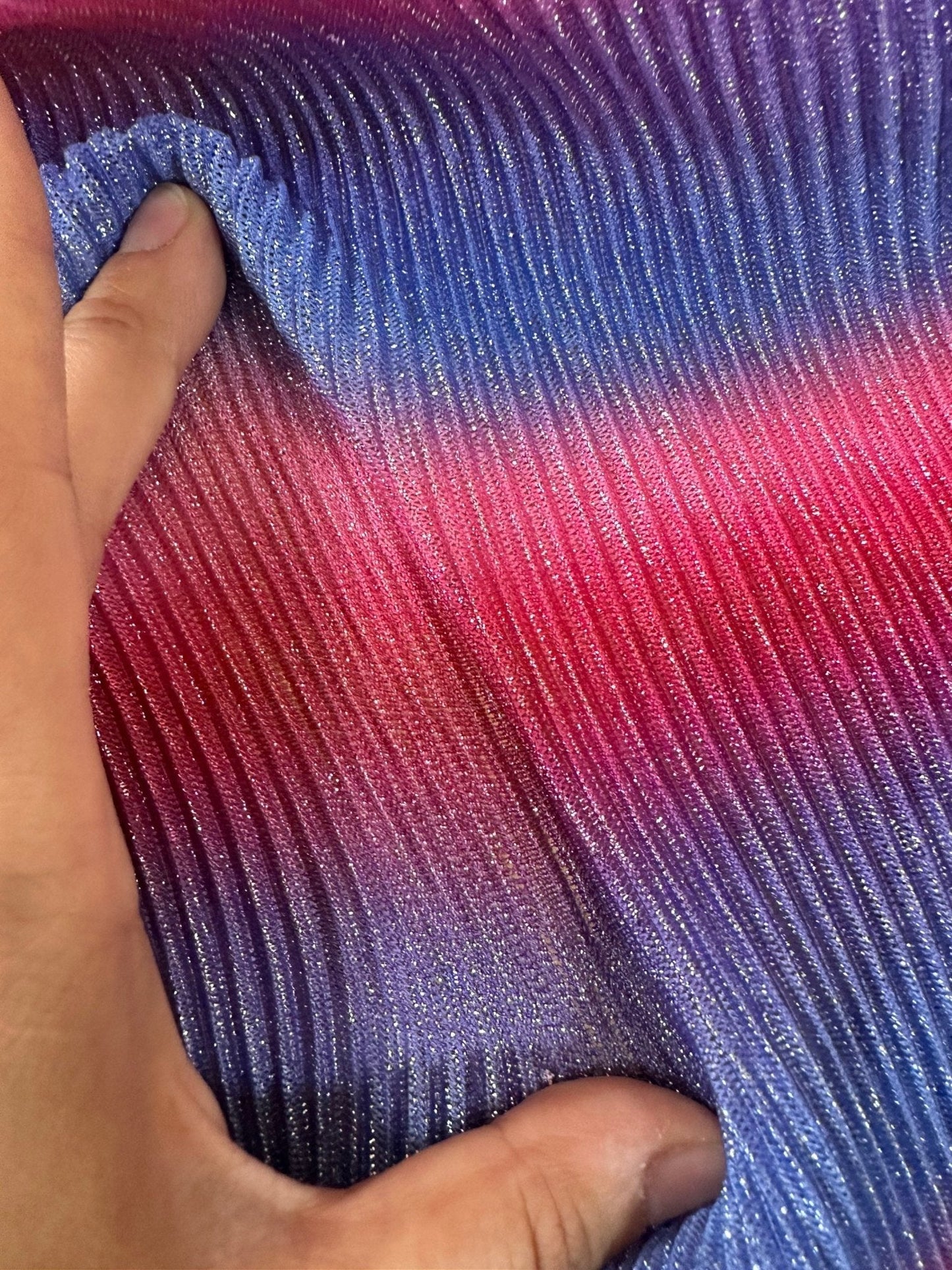 Mesh Fabric, Pleated Power Mesh Fabric
