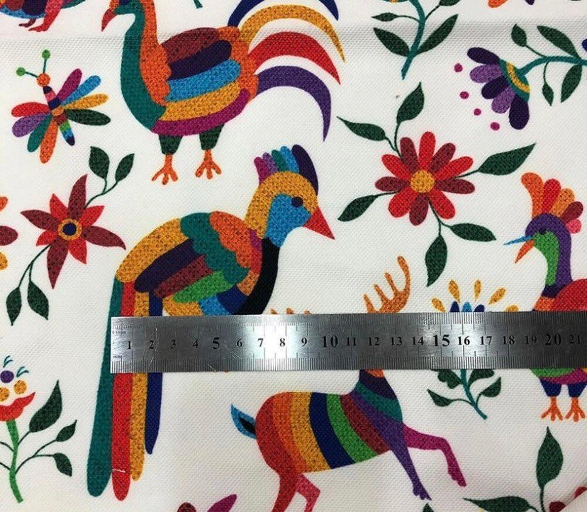 Otomi Print Outdoor Pillow Fabric