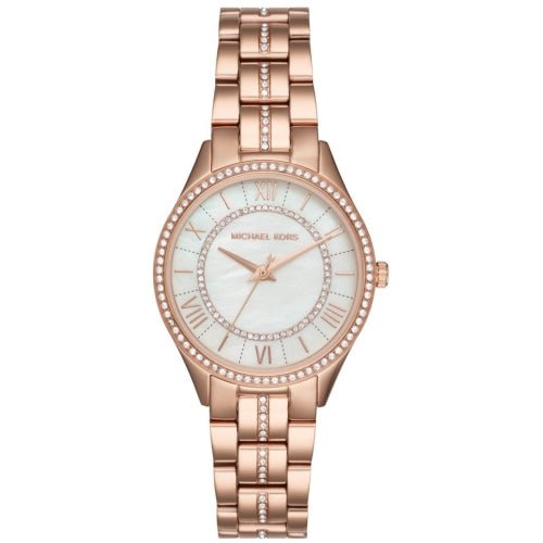 Michael Kors MK3716 Ladies Lauryn Rose Gold/Mother-of-Pearl Watch