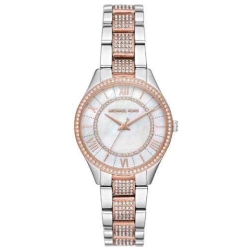 Michael Kors MK4366 Ladies Lauryn Two-tone/Mother-of-Pearl Watch