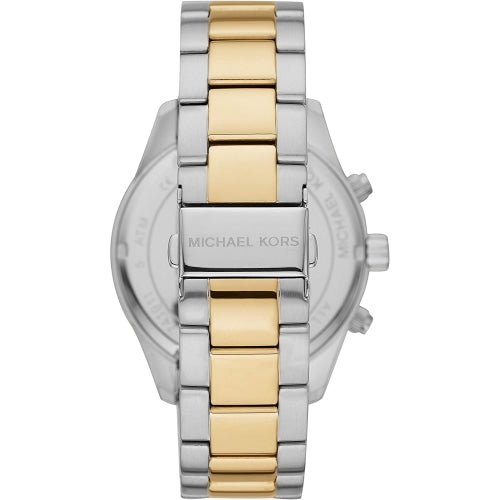 Michael Kors MK8825 Men's Layton Two-tone/Blue Chronograph Watch