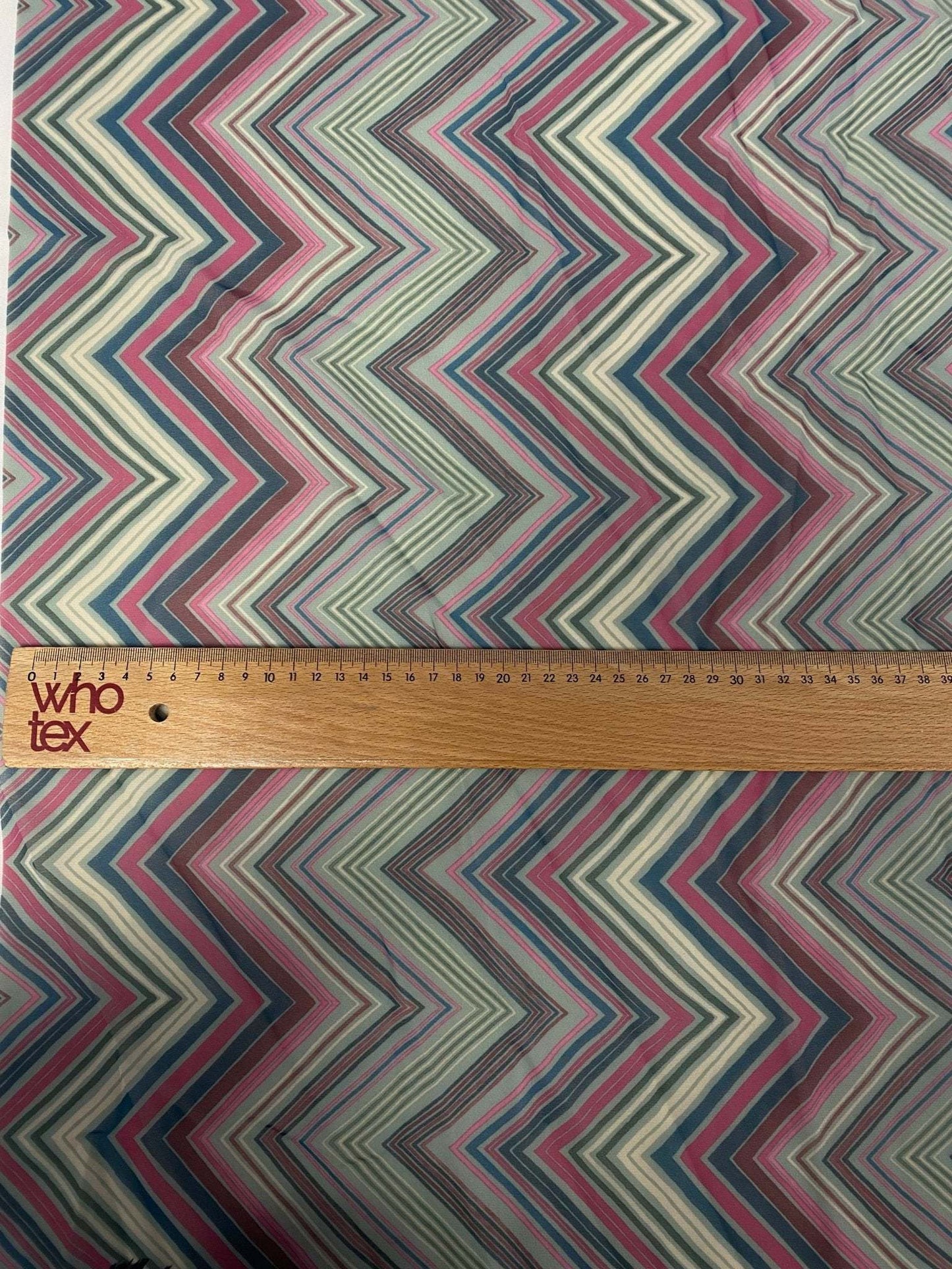 Multicolor Chevron Zigzag Fabric – Fabric by Metre, Multiple Options for Sewing & Dressmaking