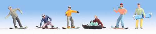 Snowboarders Terrarium Figures 15826