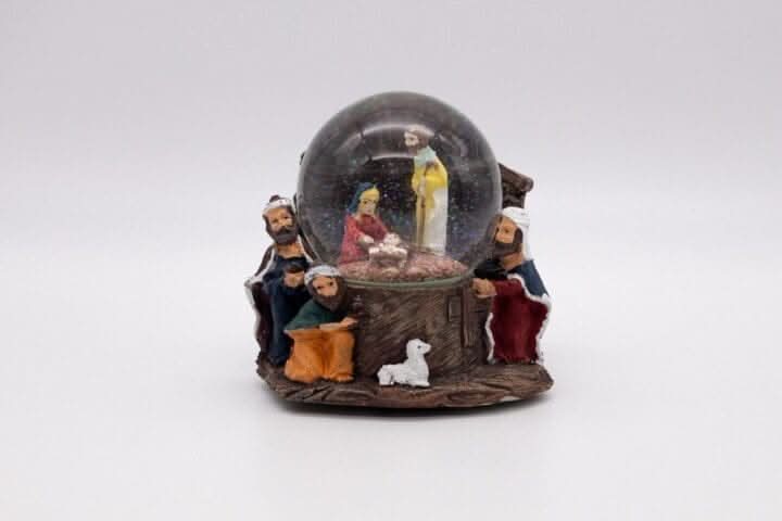 Christmas Nativity Scene Snow Globe Decoration