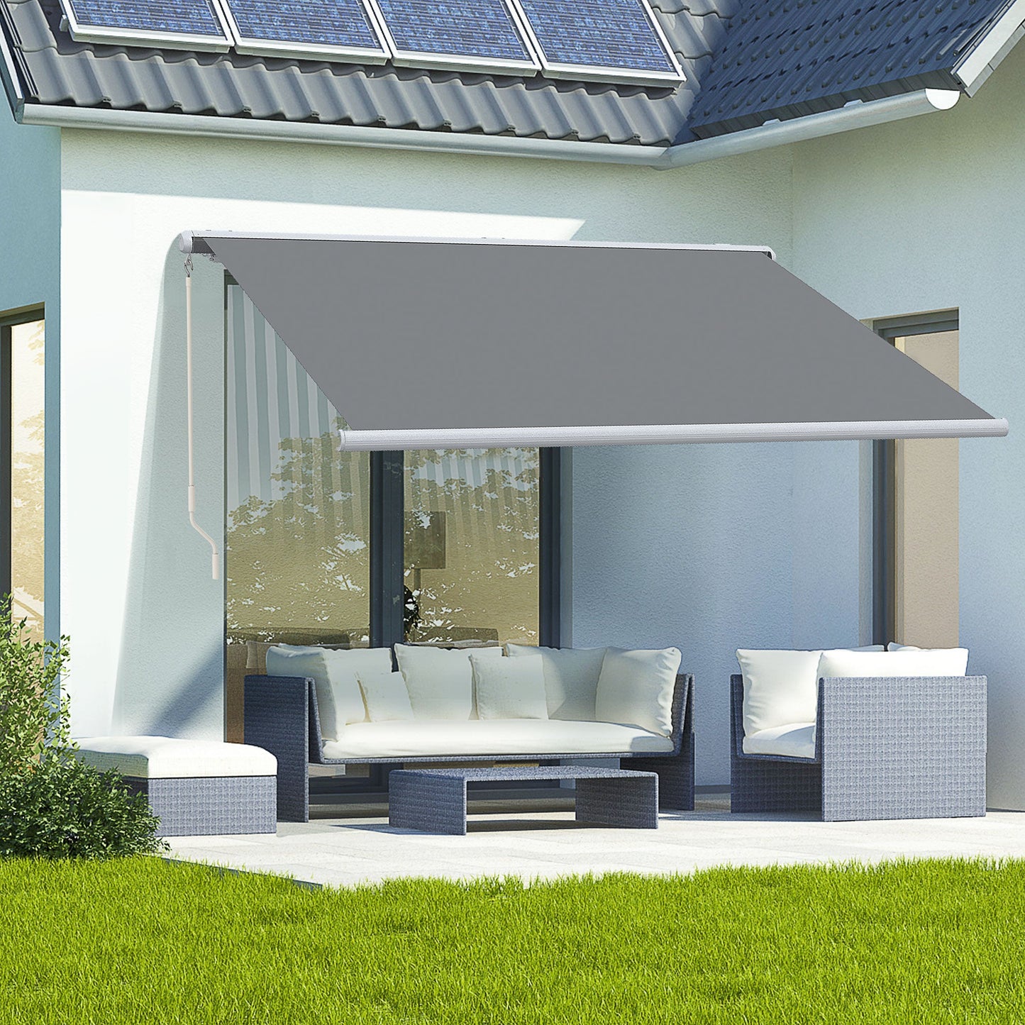 4 x 3 m Full Cassette Electric/Manual Retractable Awning