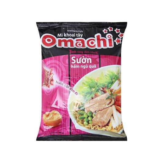 OMACHI Instant Noodles Pork Flavour 80g
