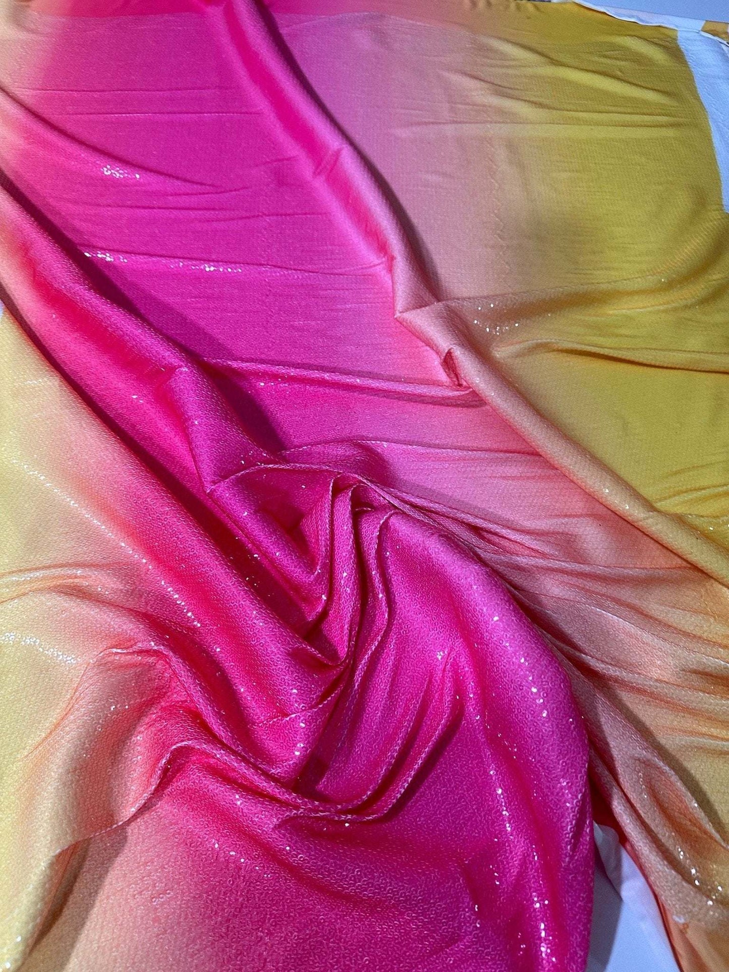 Ombre Effect Sequin Fabric