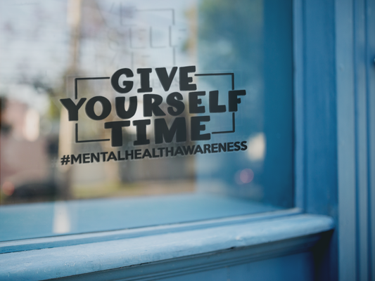 Give Yourself Time Mental Health Awareness Sticker